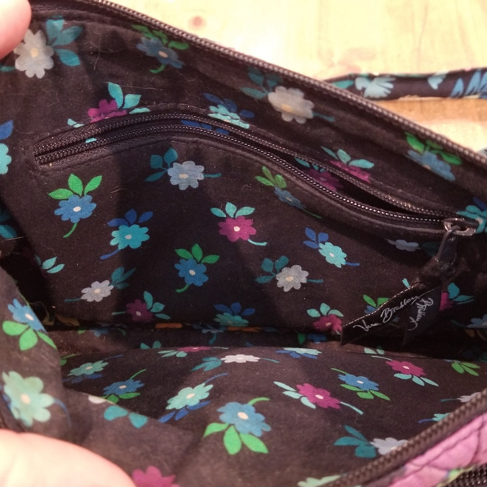 Vera Bradley Crossbody Purse Floral Flower AOP Allover - Picture 4 of 10